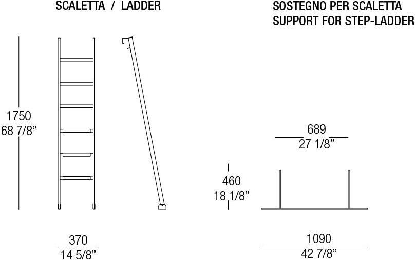 MisuraEmme Модульный модульный книжный шкаф из алюминия Atelier sun-id-1345880 - Вид №7