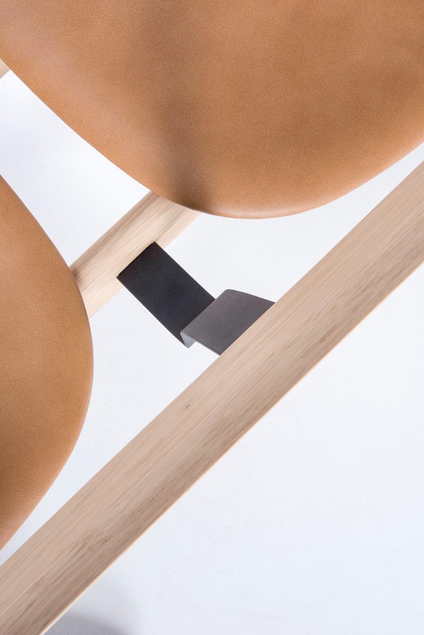 Gazzda Скамья из мягкой кожи со спинкой Ava sun-id-1482483 - Вид №3