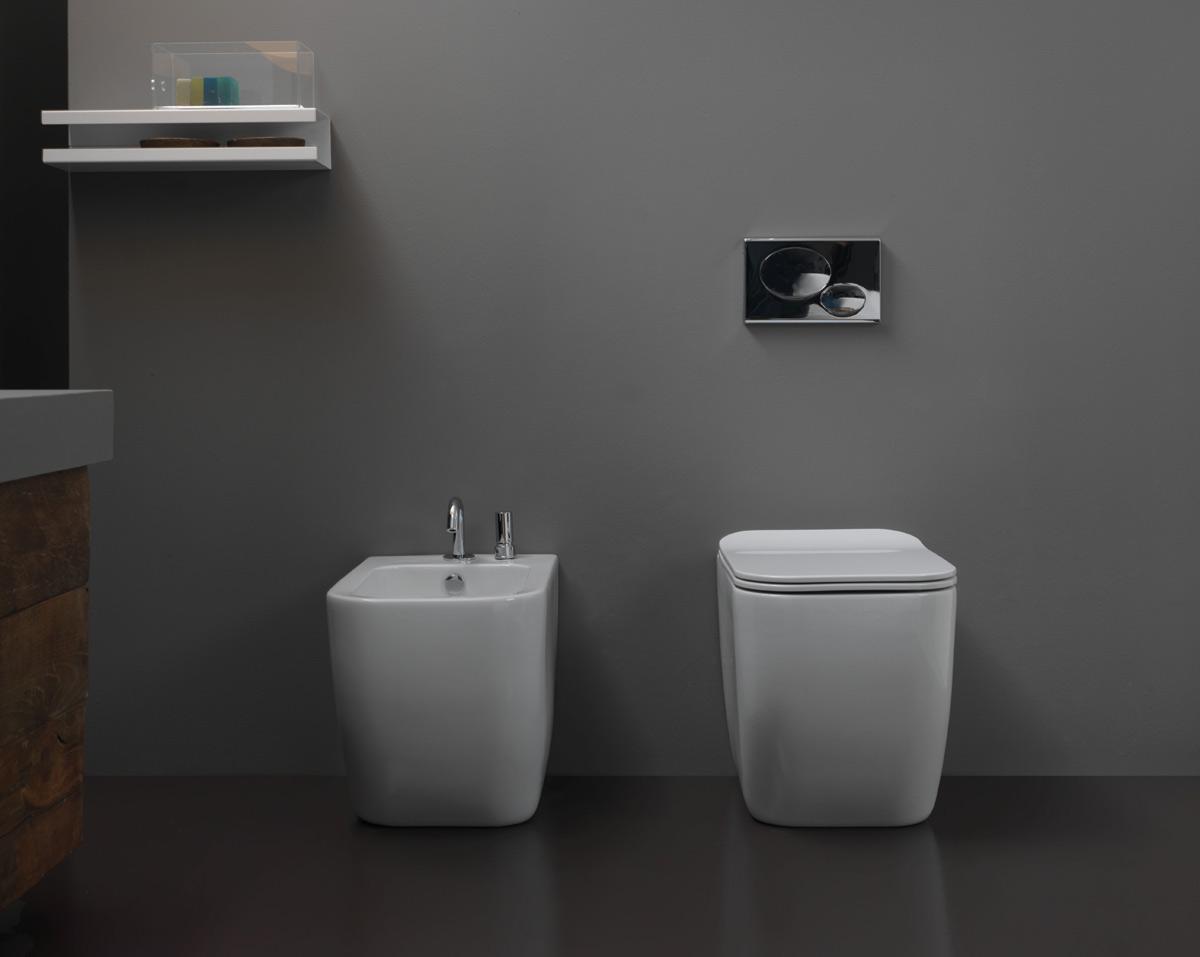 BRBI0119 Напольное биде приставное GSG CERAMIC BRIO - Вид №3