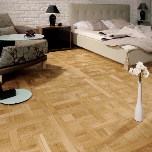 Модульный паркет Coswick Шеверни Дуб Селект (Гладкая) 635х635 мм 11171701 - Вид №1