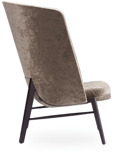 ROSSIN Мягкое кресло с высокой спинкой Cleo wood sun-id-1467714 - Вид №2