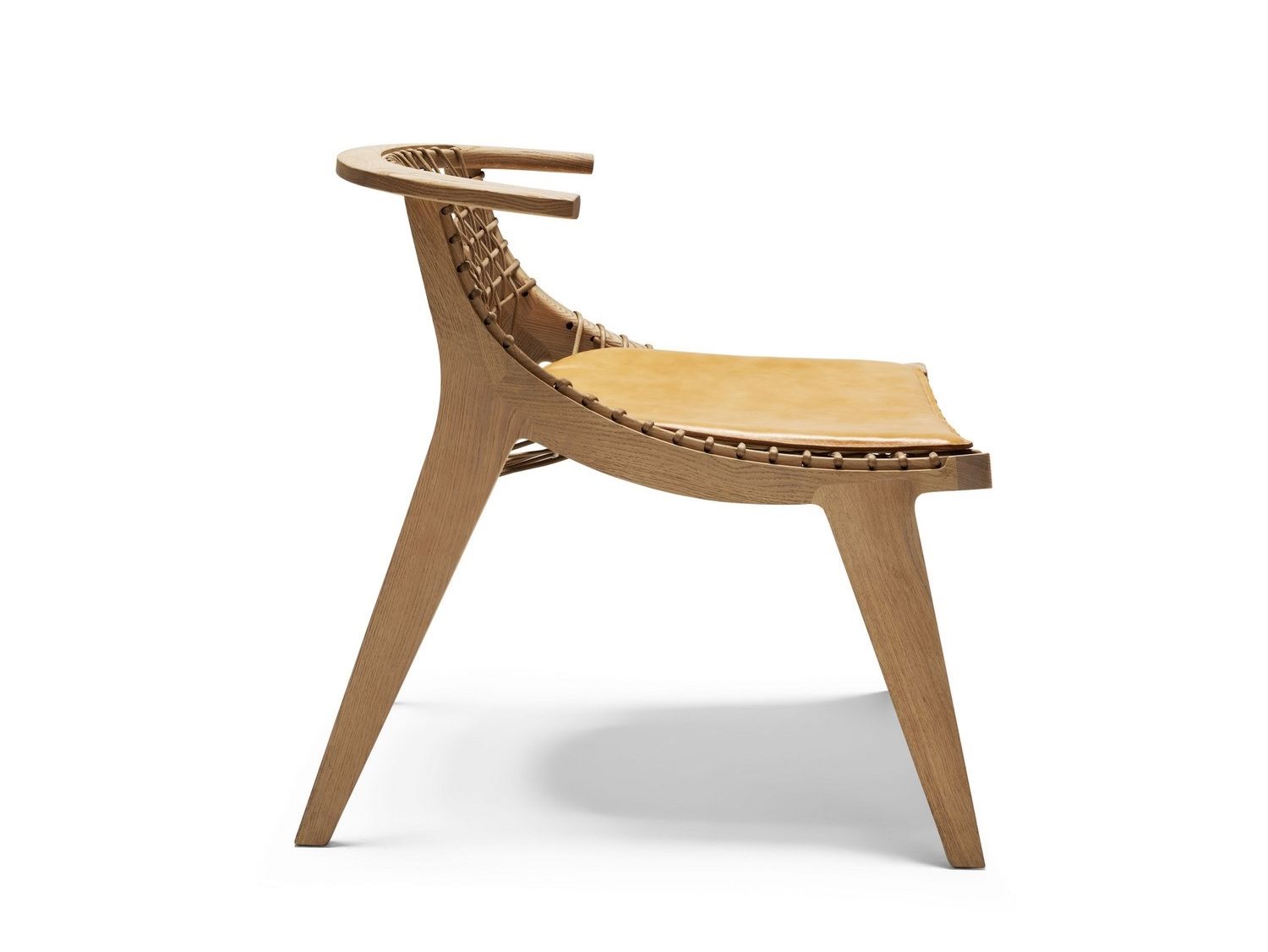 Дубовое кресло и плетеная веревка Knoll Klismos ARCH-00111532 - Вид №2