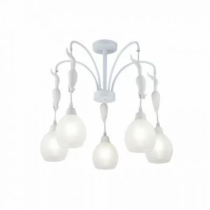 Люстра подвесная белая Squirrel FR5010PL-05W FREYA ДИЗАЙНЕРСКИЕ, MODERN 00-3956398 Белый