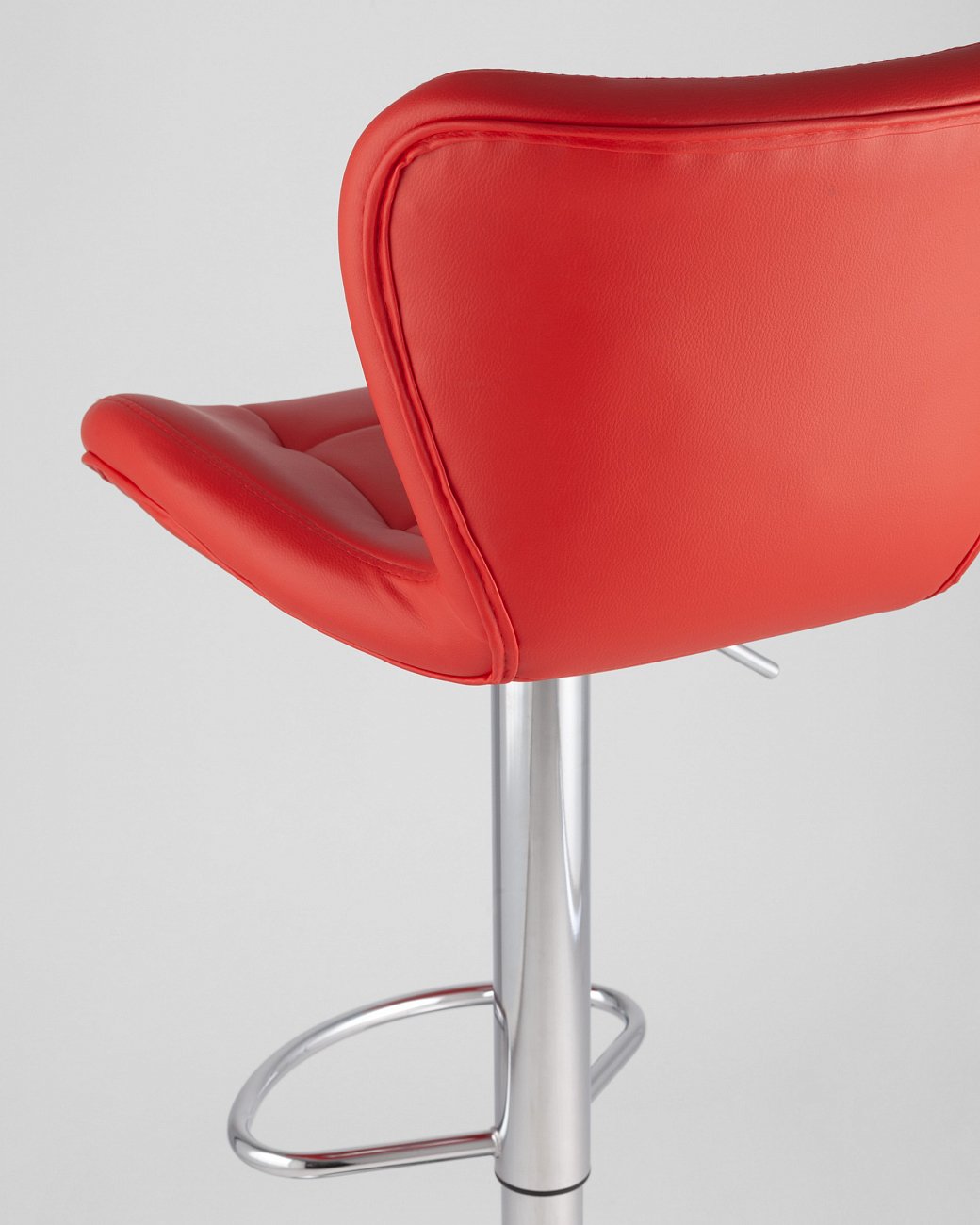 Стул барный со спинкой красный из экокожи Porsche STOOL GROUP  00-3945967 Красный  - Вид №5
