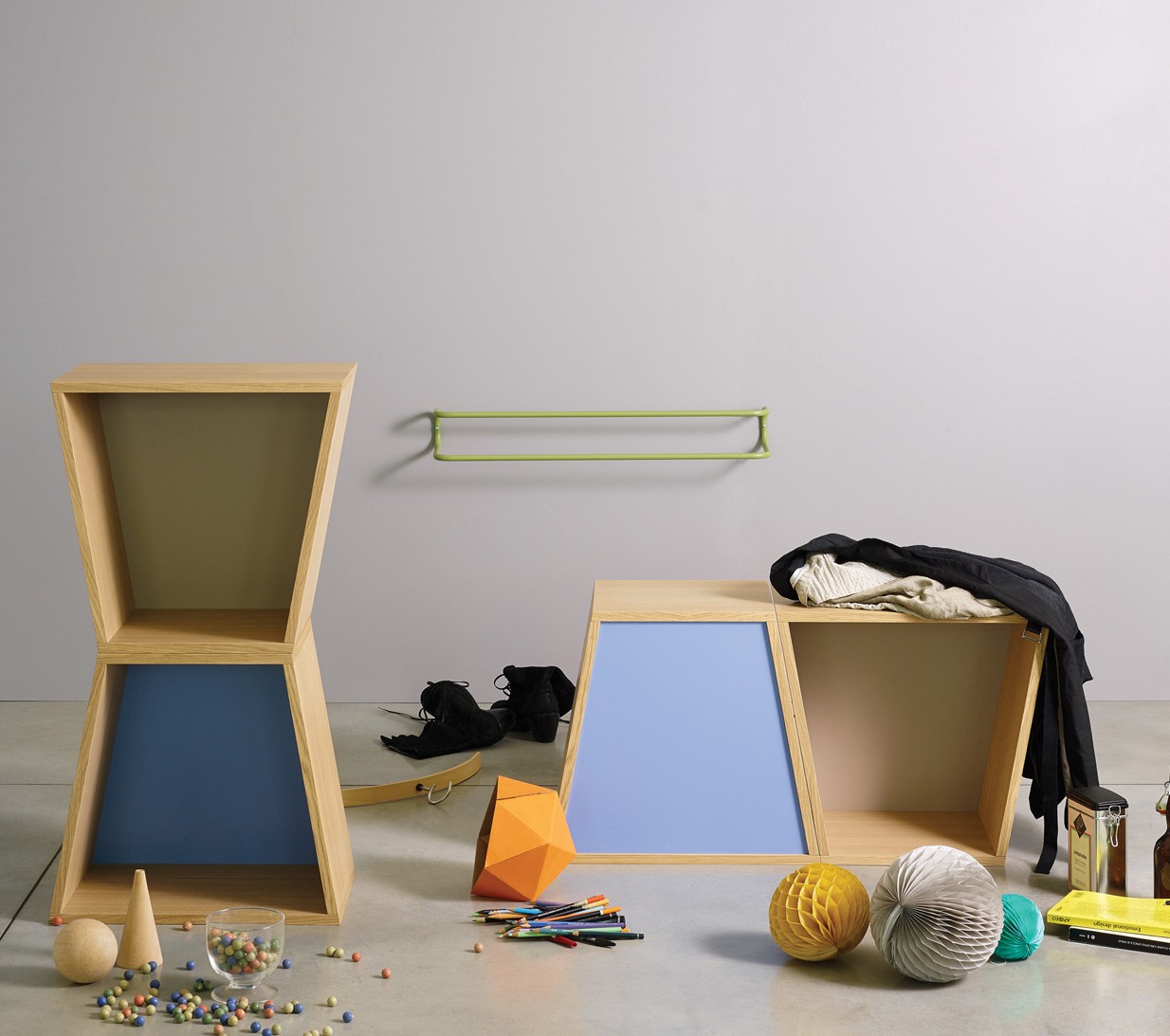 Ex.T Flatwork Штабелер из листового металла синего цвета EXFLATWORK/VBLUE  - Вид №2