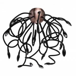 Потолочная светодиодная люстра De Markt Зиген 646011015 черная DE MARKT ДИЗАЙНЕРСКИЕ, ЗИГЕН 220162 Черный