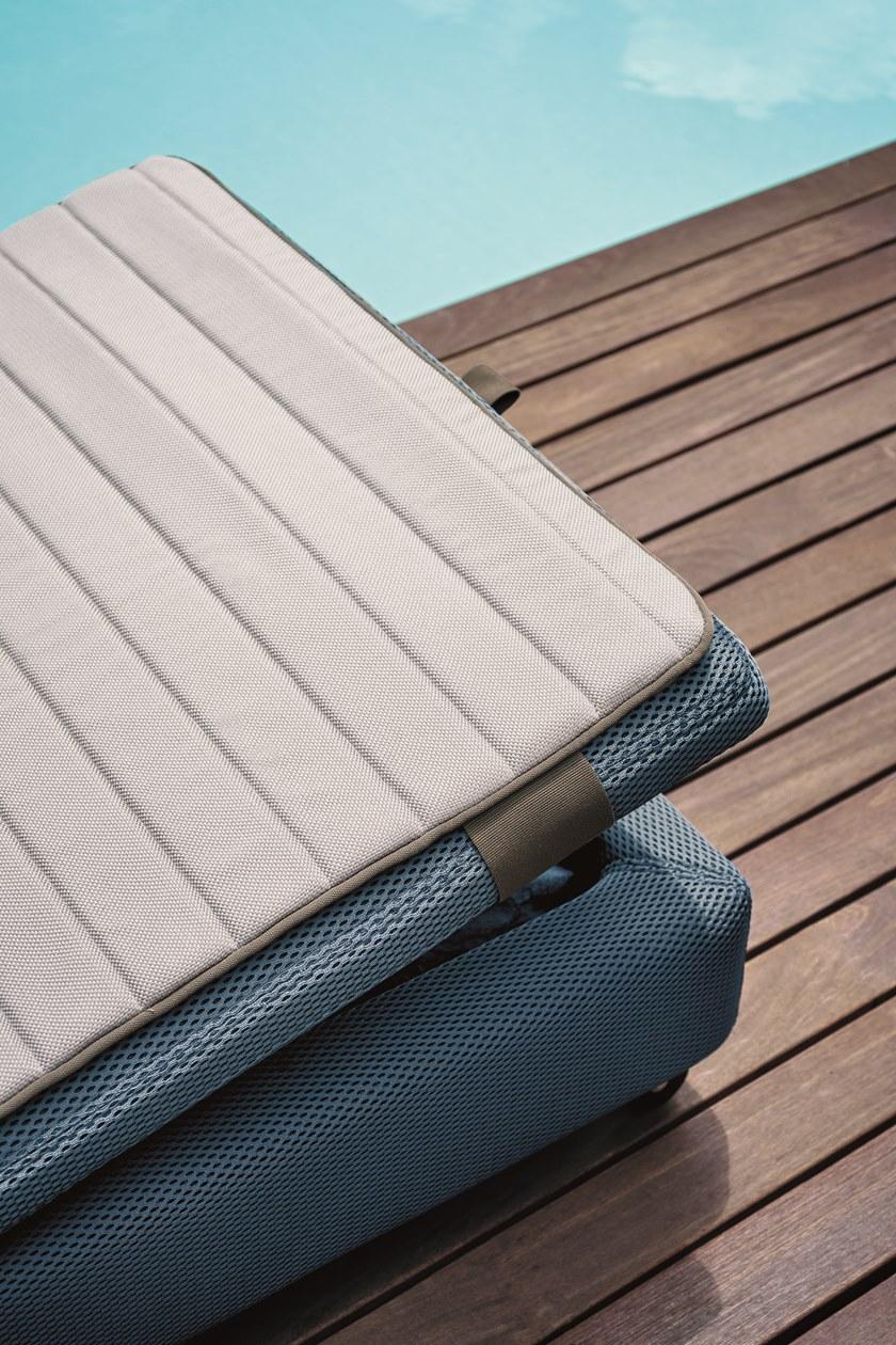 RODA Садовый лежак из ткани Double sun-id-1488815 - Вид №8