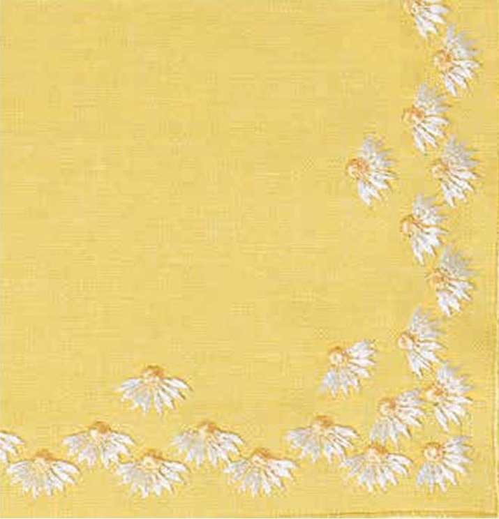 10582156 Sander Салфетка 36х36см "Дилайт" желтая Полиэстер 