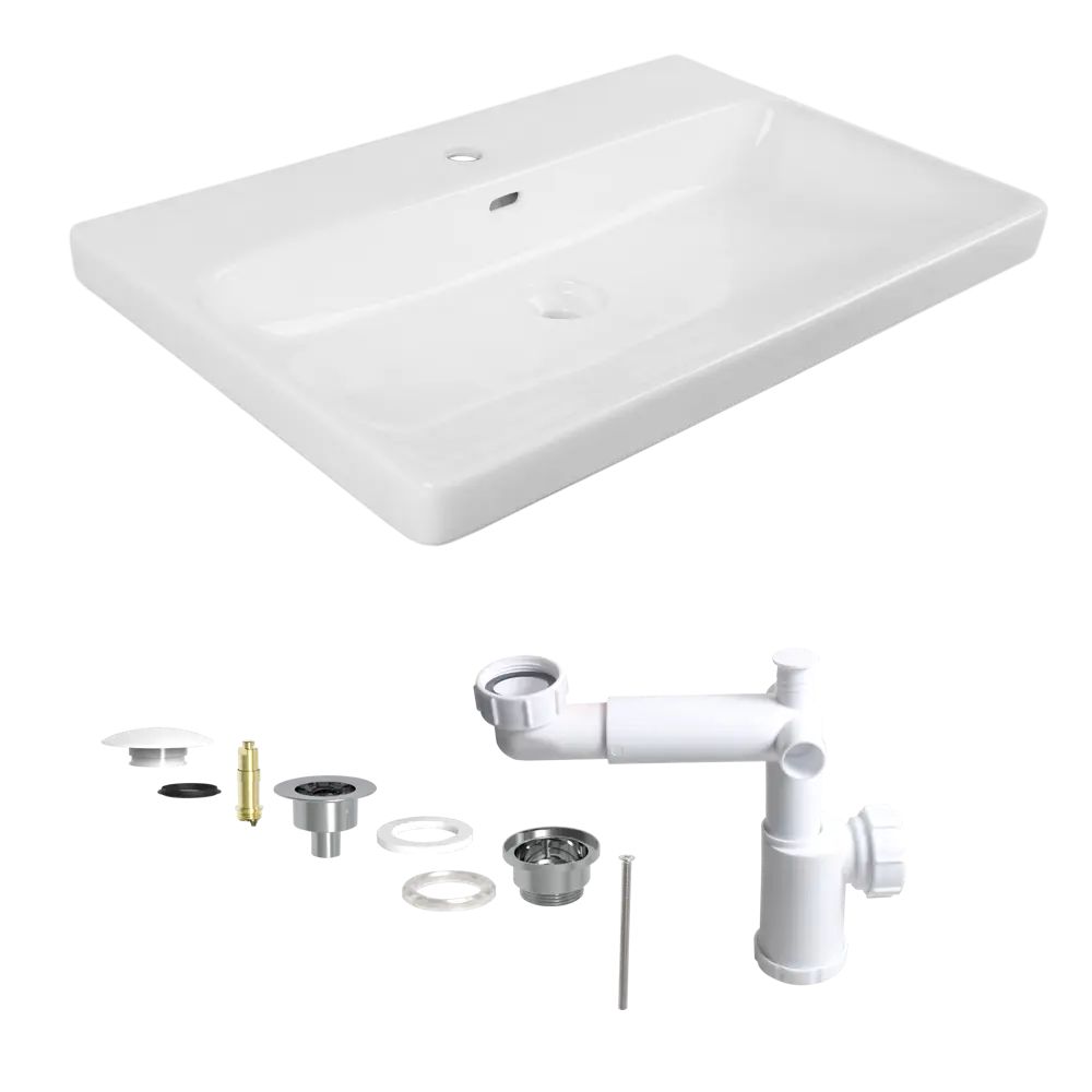 Раковина Konsensa Teano для встраивания в мебель — элегантность и функциональность 89399651 STLM-1569498 - Вид №4