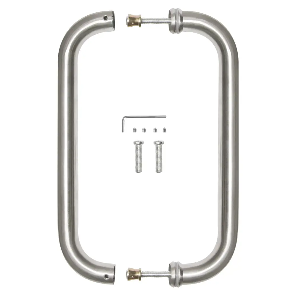 Дверная ручка-скоба FUARO PULL.PH25/300.21 INOX 201 в стиле никель 89416623 STLM-1566844