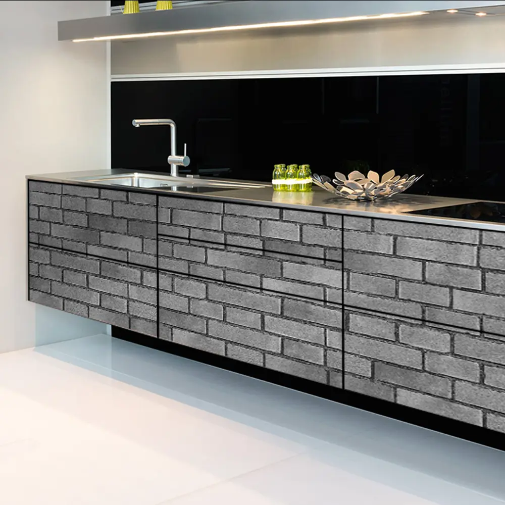 89347294 Пленка самоклеящаяся Кирпич 0.45x8 м цвет серый STLM-0819174 INSPIRE  - Вид №3