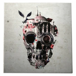 Картина с покрытием объемным гелем 80х80 см Istanbul by Ali Gulec ICON DESIGNE  096868 Розовый;серый;черный