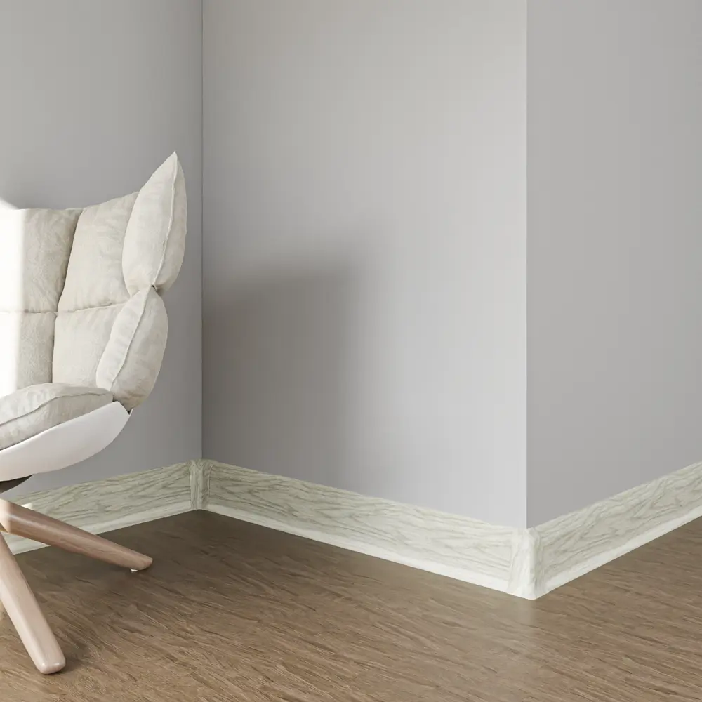 ARTENS Плинтус напольный ПВХ с кабель-каналом Веронский дуб 7 см 83410248 STLM-0041080 - Вид №4