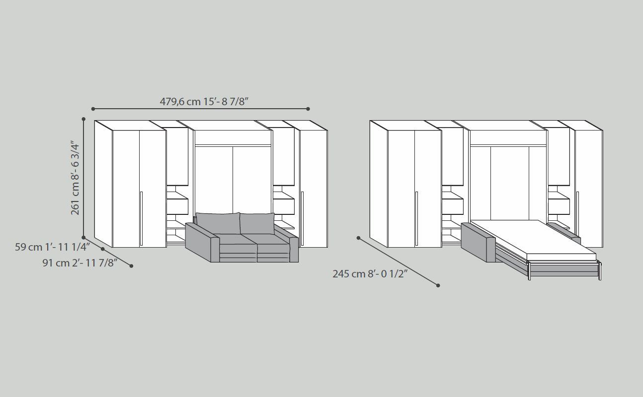 Композиция из модулей  TUMIDEI 257  - Вид №2