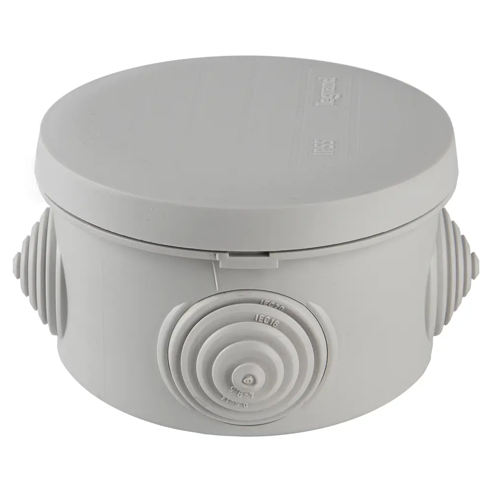 Коробка распределительная Legrand Plexo 40х45х70 мм цвет серый, IP55 STLM-2029058