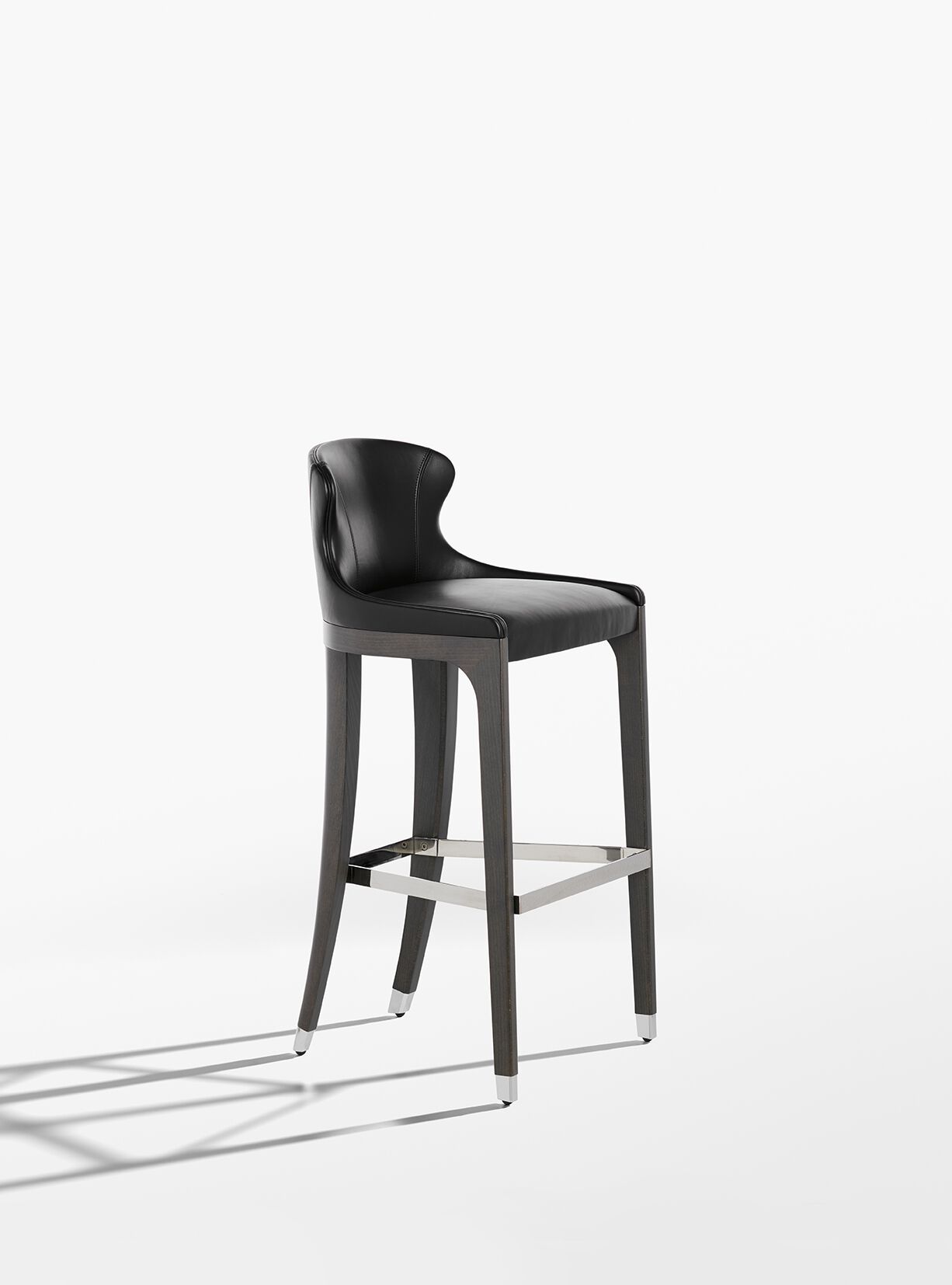 Высокий кожаный стул Potocco Miura ARCH-00099172 - Вид №1