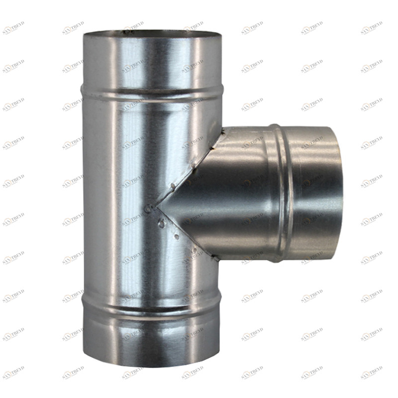 Тройник круглый (оц. сталь) d400/400/400 Santreyd 00-0232-028