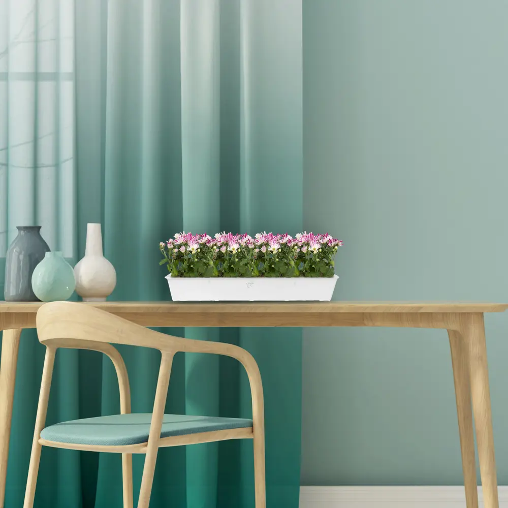 Балконный ящик INGREEN для цветов мраморный 100 см 12973467 STLM-0002612 - Вид №5