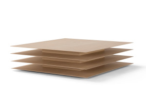 Журнальный столик из массива дерева и МДФ