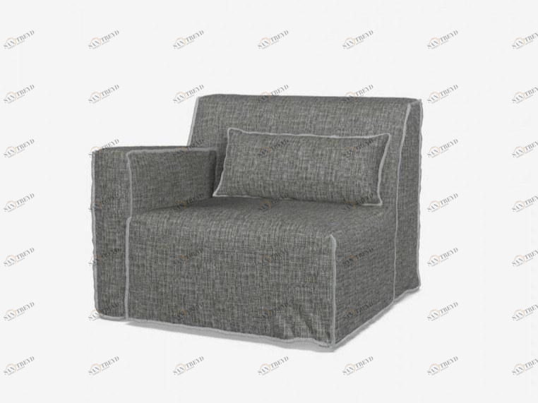 Gervasoni Модульное угловое кресло из ткани More sun-id-1482650