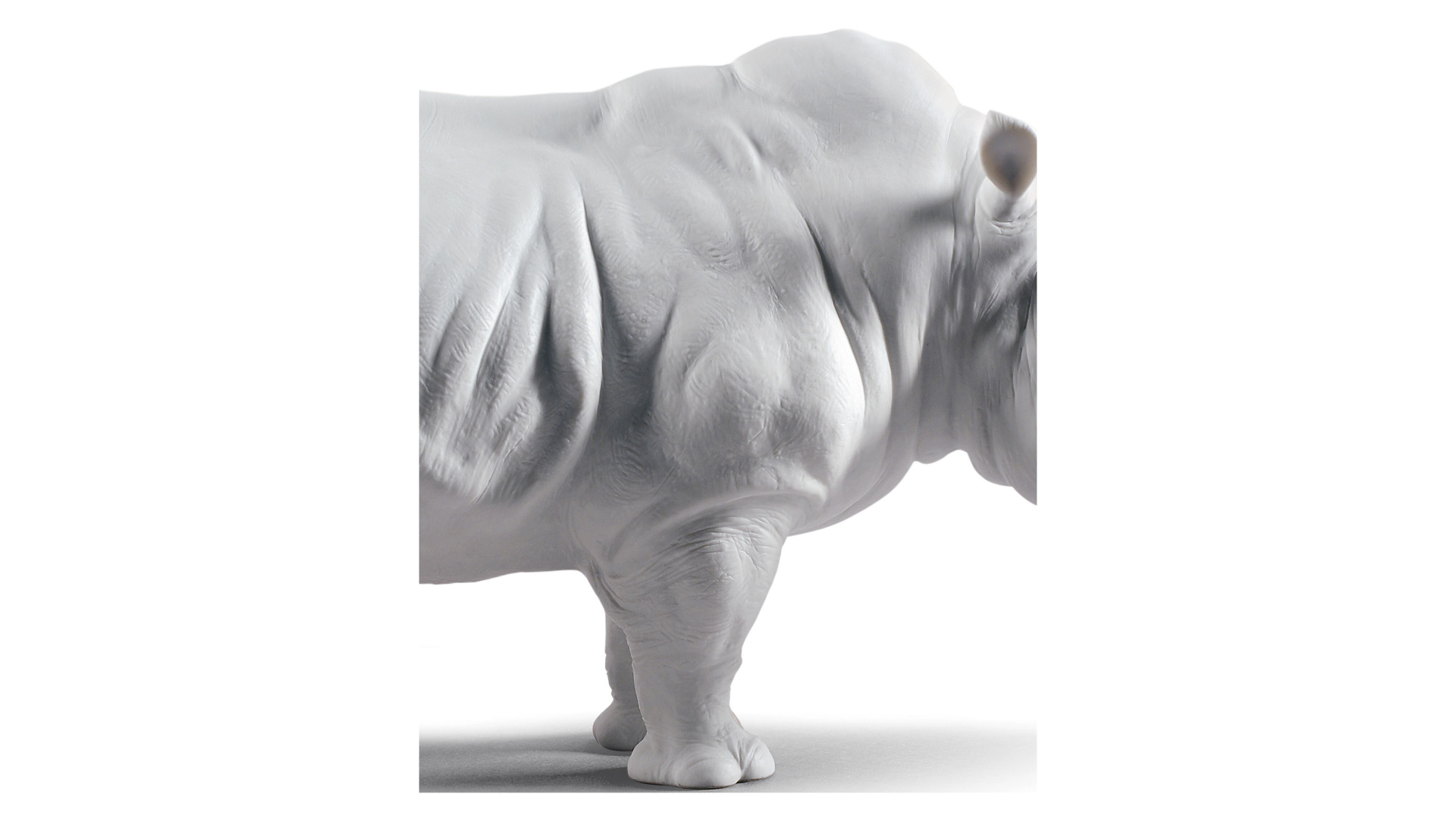 10669098 LLADRO Фигурка Lladro "Носорог" 45х22см, матовый Фарфор Lladró  - Вид №2