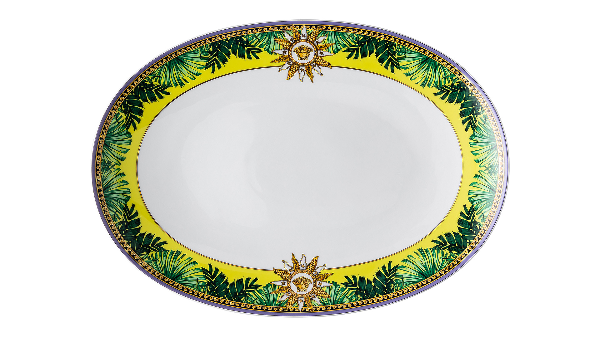 10661006 Rosenthal Versace Сервиз столовый Rosenthal Versace Мир джунглей на 6 персон 22 предмета, фарфор Фарфор  - Вид №5