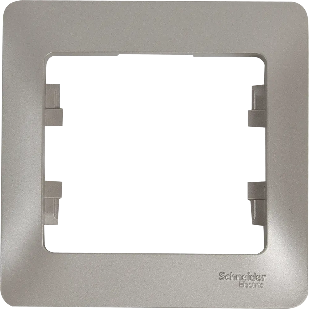 Schneider Electric Glossa - Элегантная рамка для розеток платинового оттенка 84693670 STLM-0053765