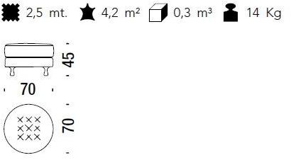 Moroso Мягкая подножка из ткани Timeless sun-id-1422959 - Вид №2