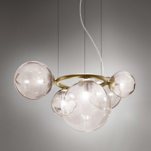 Vistosi PUPPET RING SP 5CR BKS люстра подвесная