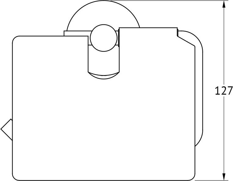 HAR 048 Держатель туалетной бумаги с крышкой ARTWELLE Harmonie - Вид №1