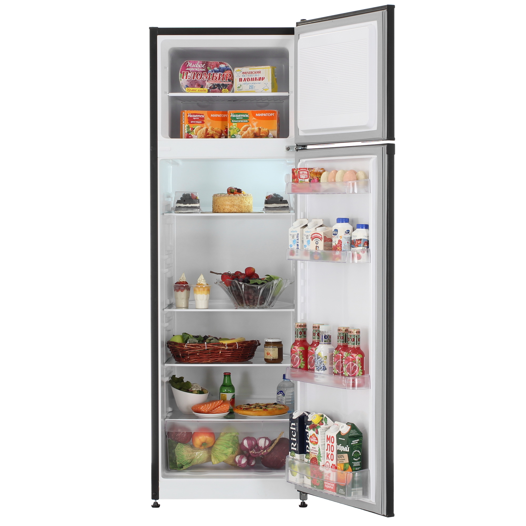 9070800 Холодильник с морозильником   Nordfrost NRT 144 232 черный STDN-0067757 - Вид №5