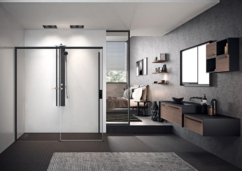 NOVELLINI Душевой уголок угловой с раздвижной дверцей Opera sun-id-1422869 - Вид №1