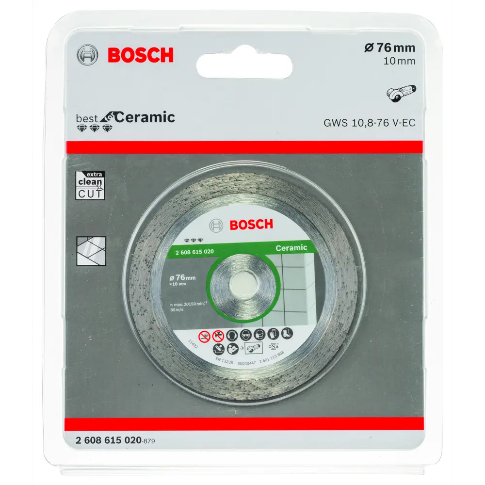 Диск алмазный по керамике Bosch, 76x10 мм 82009899 STLM-2061962 BOSCH PROFESSIONAL  - Вид №1
