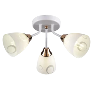 Люстра потолочная Майоран КС30088/3C, 3 лампы, 9 м², цвет белый