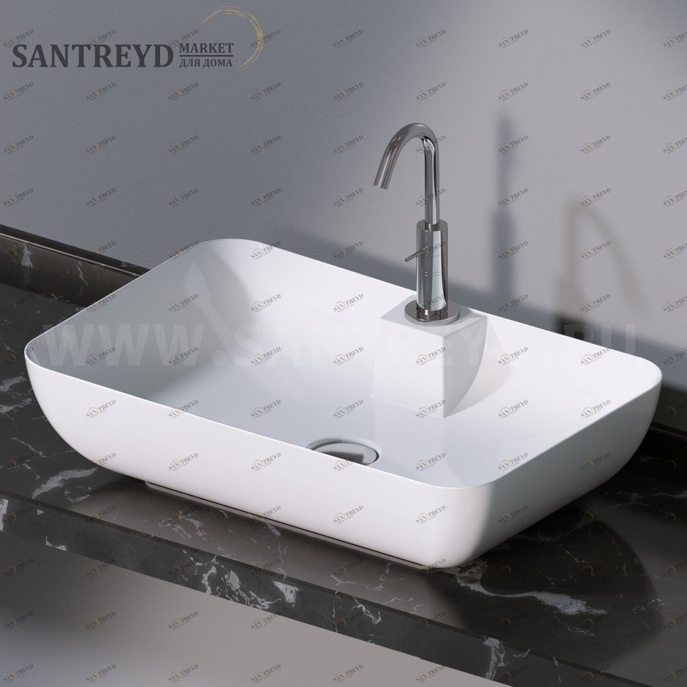L607100 Накладная раковина на столешницу  прямоугольная A. e T. Italia ELITE AeT ITALIA