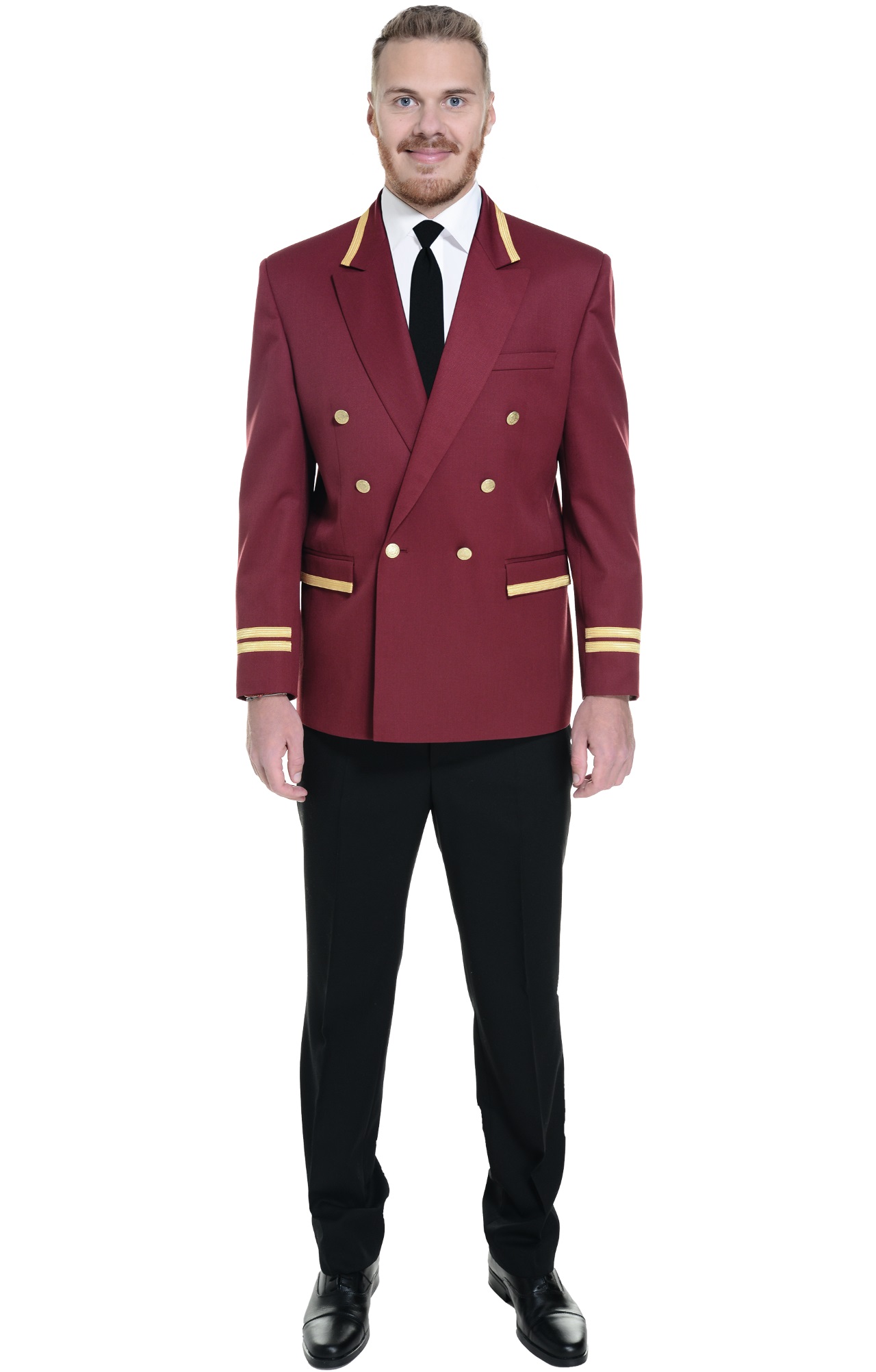 69790 Пиджак двубортный  Швейцар bordeaux El-Risto  Бренд "El-Risto" (Эль Ристо), каталог товаров размер 52/170  - Вид №3