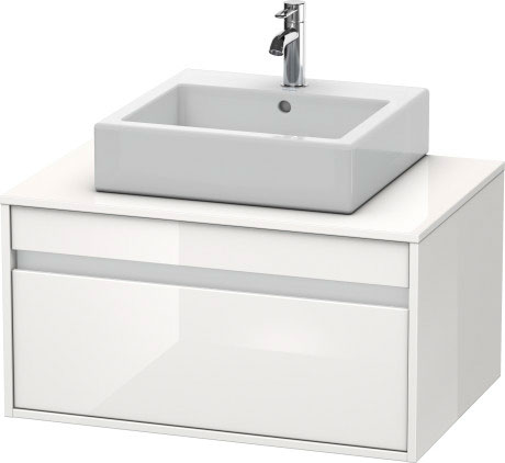 KT669403131 Тумбочка подвесная Ketho #KT6694 800 x 550 мм Сосна серебристая, декор Duravit - Вид №2