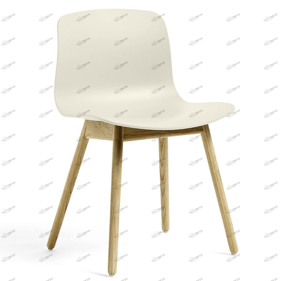 Стул AAC12, кремовый с ножками из лакированного дуба Hay 932323