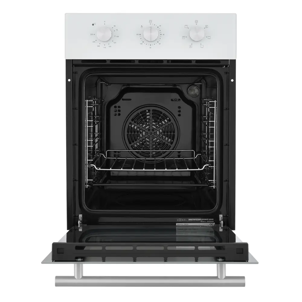Встраиваемый духовой шкаф Zugel ZOE604W 45x59.5x60 см конвекция цвет белый 89453984 STLM-2110129  - Вид №1