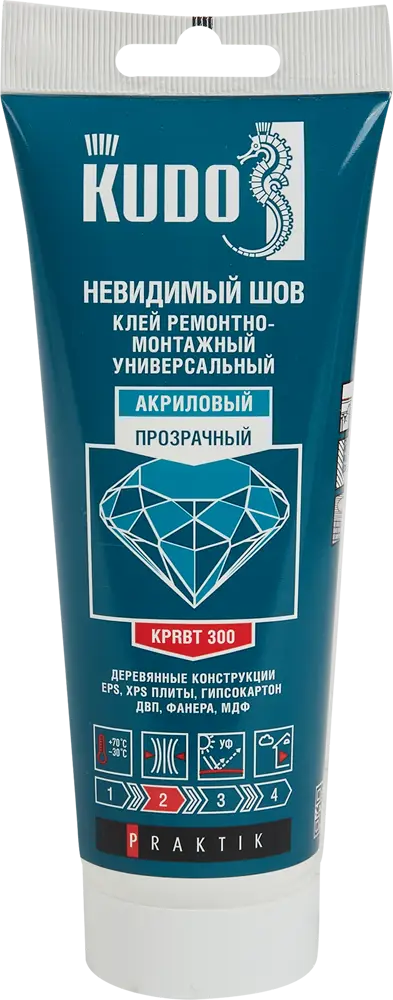 Kudo Praktik - монтажный клей для невидимых соединений, 200 мл 84579934