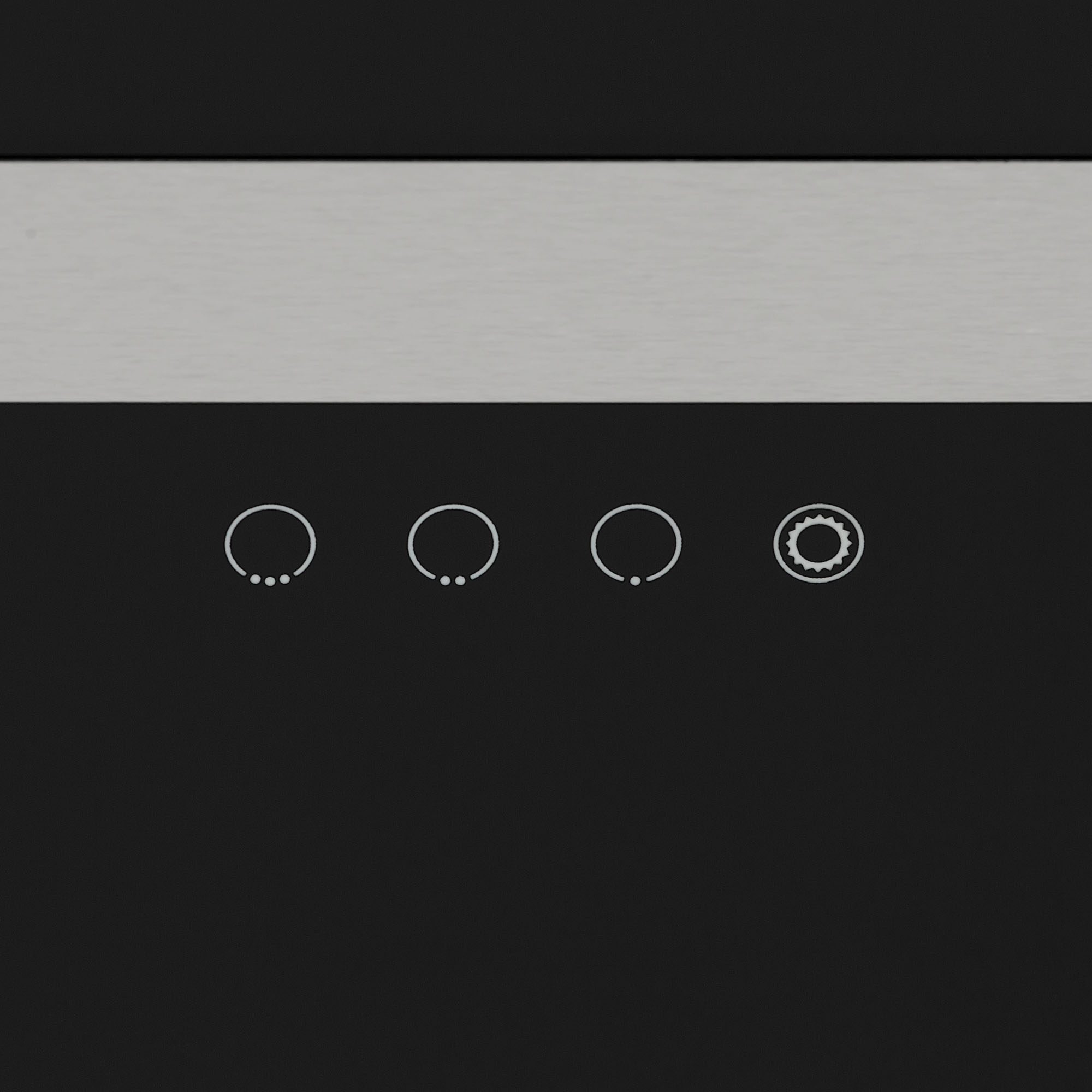 9238742 Вытяжка наклонная KRONA GABRIELE E 600 1 S черный/серебристый KRONA1 STDN-0118112 - Вид №9