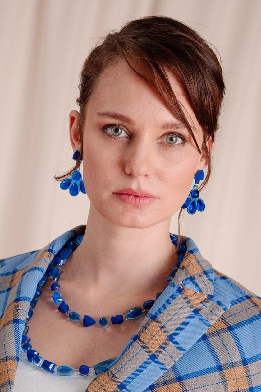 Corsi Design Ожерелье из смолы Long stones sun-id-1447552 - Вид №6