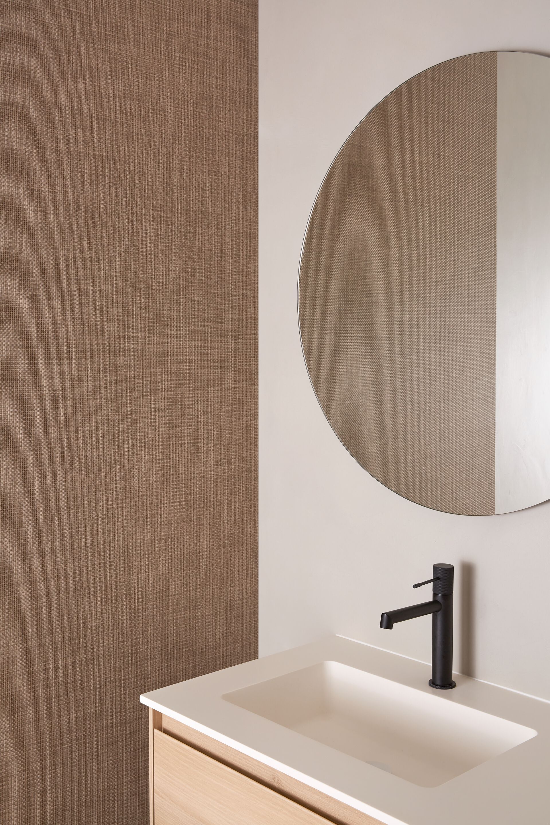 Внутренняя ткань обивка vertisolwall (Италия) WICKER WEAVE WALL ARCH-00123319 - Вид №2