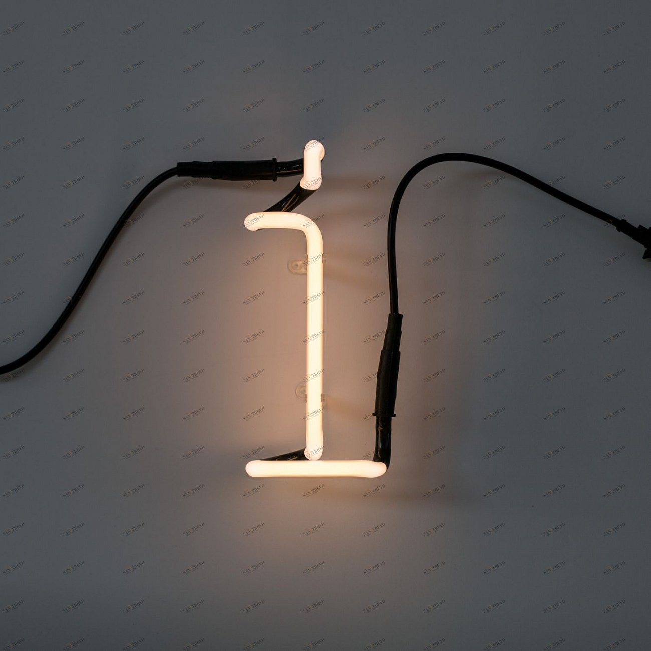 Светильник настенный прозрачный Seletti Neon Art 01422 I SELETTI  00-3882934 Белый 