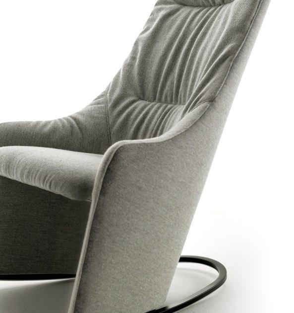 Viccarbe Мягкое кресло из ткани с высокой спинкой sun-id-1511164 - Вид №1