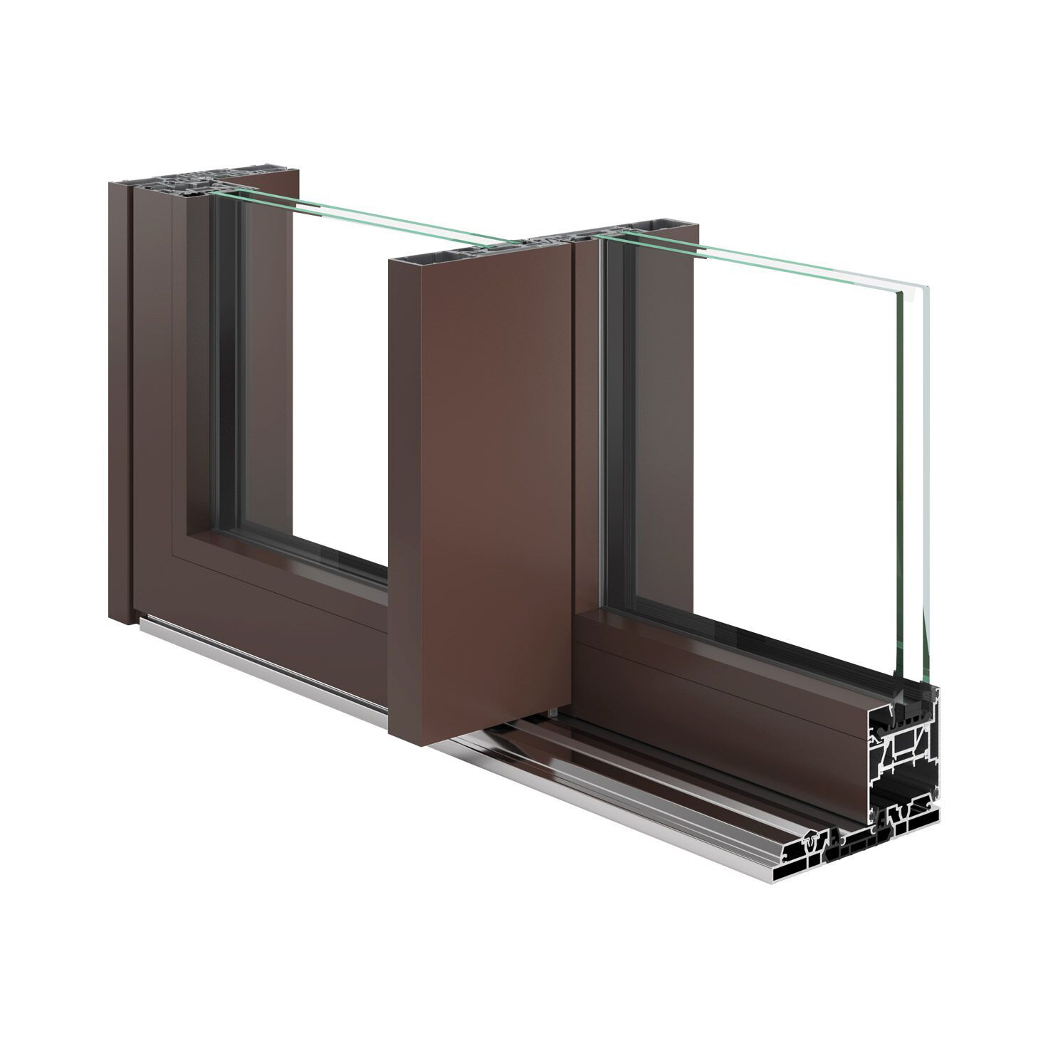Алюминиевое раздвижное окно D&V Serramenti ASE 60 ARCH-00054617 - Вид №6