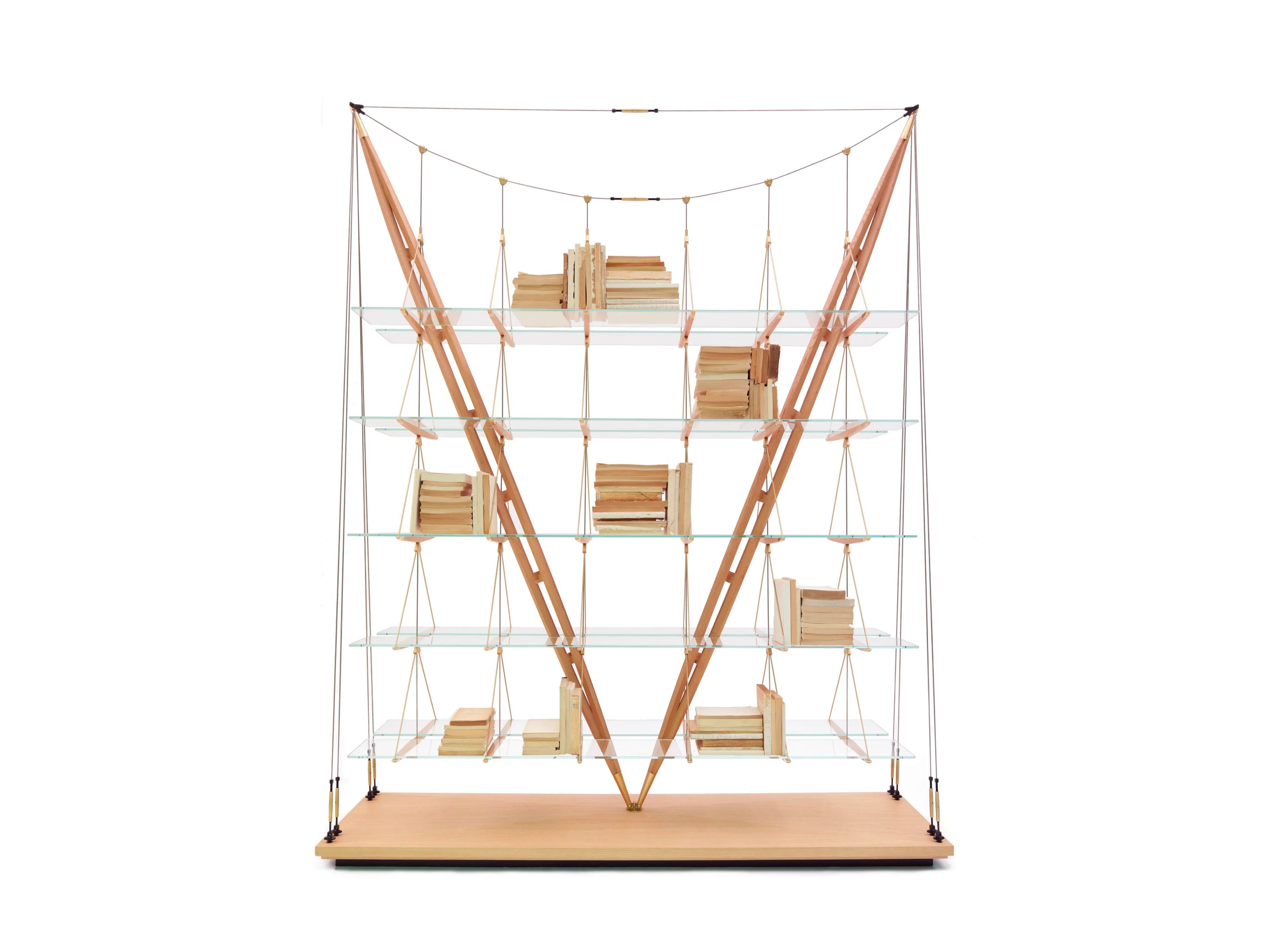 Книжный шкаф из дерева и стекла CASSINA VELIERO ARCH-00093625 - Вид №11