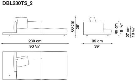 B&B Italia Кожаный диван Dock sun-id-1441060 - Вид №148