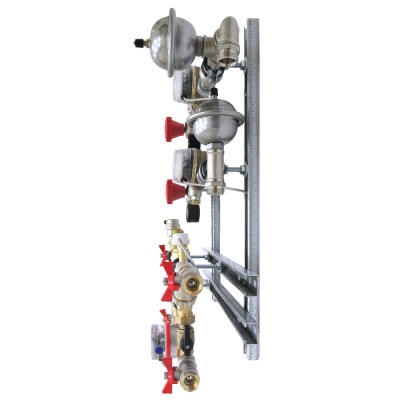 VT.NM.GP.06.MB.0 Квартирная станция для систем отопления и водоснабжения с перепускным клапаном Valtec 1,5/0,6 м куб./ч, M-BUS  - Вид №2