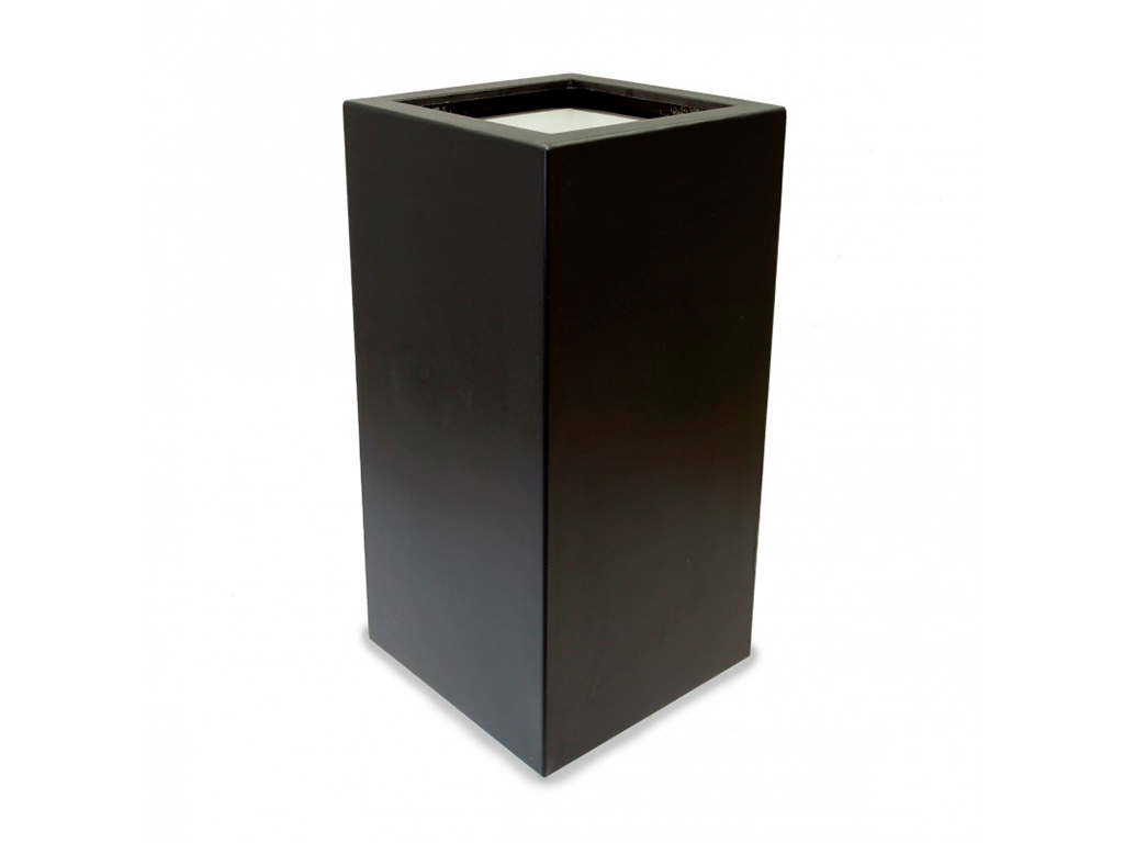 Кашпо коллекции "Кари" CD-03-63 50/50/100 RAL7021 ГеоПластБорд GPBST-74